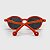 Óculos de Sol Infantil Flexívelcom Lente Polarizada e Proteção UV400 Redondo Wave Laranja - Imagem 4