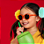 Óculos de Sol Infantil Flexívelcom Lente Polarizada e Proteção UV400 Redondo Wave Laranja - Imagem 3