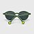 Óculos de Sol Infantil Flexível com Lente Polarizada e Proteção UV400 Redondo Wave Oliva - Imagem 4