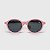 Óculos de Sol Infantil Flexível Redondo Wave com Lente Polarizada e Proteção UV400 Rosa - Imagem 2