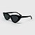 Óculos de Sol Infantil Flexível com Proteção UV400 Gatinha Preto - Imagem 1