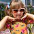 Óculos de Sol Infantil Acetato com Proteção UV400 Teen Hexagonal Rosa Nude - Imagem 7