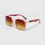 Óculos de Sol Infantil Acetato com Proteção UV400 Teen Hexagonal Rosa Nude - Imagem 1