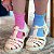 Meia KidSplash! Soquete Colors Rosa Chiclete - Imagem 5