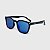 Óculos de Sol Infantil Acetato com Proteção UV400 Teen Wayfarer Preto Espelhado Azul - Imagem 1