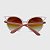 Óculos de Sol Infantil Acetato com Proteção UV400 Teen Cat Rosa Nude - Imagem 4