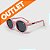 [OUTLET] Óculos de Sol Infantil Flexível Redondo Wave com Lente Polarizada e Proteção UV400 Rosa - Imagem 1