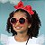 Óculos de Sol Infantil com Proteção UV400 Laço Acetato Teen Vermelho - Imagem 2