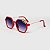 Óculos de Sol Infantil com Proteção UV400 Laço Acetato Teen Vermelho - Imagem 1