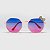 Óculos de Sol Infantil com Proteção UV400 Laço Acetato Teen Rosa Nude com Lente Degradê - Imagem 2