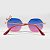 Óculos de Sol Infantil com Proteção UV400 Laço Acetato Teen Rosa Nude com Lente Degradê - Imagem 3