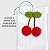 Meia KidSplash! Mid Cherry Pop Branca com Cereja 3D - Imagem 5