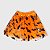 Saia Tutu Tule Halloween Morcegos Laranja - Imagem 1