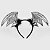 Tiara Halloween Asas Morcego Prata - Imagem 1