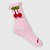 Meia KidSplash! Mid Cherry Pop Rosa Bebê com Cereja 3D - Imagem 3