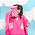 Capa De Chuva KidSplash! Lisa Triple Color Pink - Imagem 2