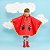 Capa De Chuva KidSplash! Lisa Triple Color Vermelha - Imagem 3