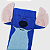 Meia KidSplash! 3/4 Alien Azul Orelhas 3D - Imagem 3