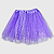 Saia Tutu Tule Glitter Lilás - Imagem 1