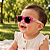 Óculos de Sol Infantil Flexível com Lente Polarizada e Proteção UV400 Pink e Rosa - Imagem 2