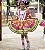 Meia KidSplash! 3/4 Rodeio Pink Patch Estrela - Imagem 3