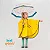 Kit Capa de Chuva Kidsplash! Amarela + Galocha Glow Matte Marinho - Imagem 2