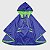 Kit Capa de Chuva KidSplash! Azul Neon + Galocha Slim Dino Azul Neon - Imagem 3