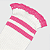 Meia KidSplash! 3/4 New Classic Rendinha Rosa Chiclete - Imagem 3