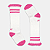 Meia KidSplash! 3/4 New Classic Rendinha Rosa Chiclete - Imagem 1