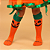 Meia KidSplash! 3/4 Pumpkin Fru-Fru - Imagem 2