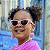 Óculos de Sol Infantil Flexível com Proteção UV400 Max Gatinha Rosa Nude - Imagem 2