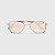 Óculos de Sol Infantil com Proteção UV400 Aviador Espelhado Rosê - Imagem 3