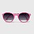 Óculos de Sol Infantil com Proteção UV400 Redondo Acetato Teen Pink - Imagem 2