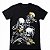 Camiseta 3 Caveiras Sábias - Não Vejo Não Escuto Não Falo - Imagem 3