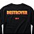 Camiseta Kiss - Destroyer Preta - Manga Longa - Imagem 4