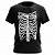 Camiseta Skull - Ossos - Caveira - Costela - Imagem 1