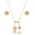 Conjunto trevo cravejado - Imagem 1