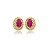 Brinco oval pink - Imagem 1