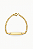 Pulseira infantil com placa banhada a ouro 18k dourada - Imagem 1