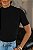 T-shirt Gola Alta Gabi Preta Algodão Egípcio - Imagem 2