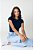 T-shirt Bianca Azul Marinho - Imagem 4