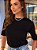 T-shirt Gola Redonda Paula Preta - Imagem 4