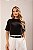 T-shirt Gola Redonda Paula Preta - Imagem 3
