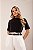 T-shirt Gola Redonda Paula Preta - Imagem 4