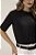 T-shirt Gola Redonda Paula Preta - Imagem 2