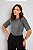 T-shirt Gola Redonda Paula Cinza - Imagem 1