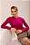 Blusa Manga Longa Marcia Rosa Fucsia - Imagem 1