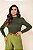 Blusa Manga Longa Hilda Verde Floresta - Imagem 1