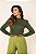 Blusa Manga Longa Hilda Verde Floresta - Imagem 5
