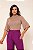 Blusa Gola Alta Ima Castanho - Imagem 4